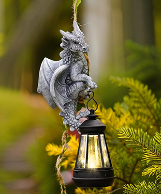 Cute Little Rope-Hanging Dragon Statue